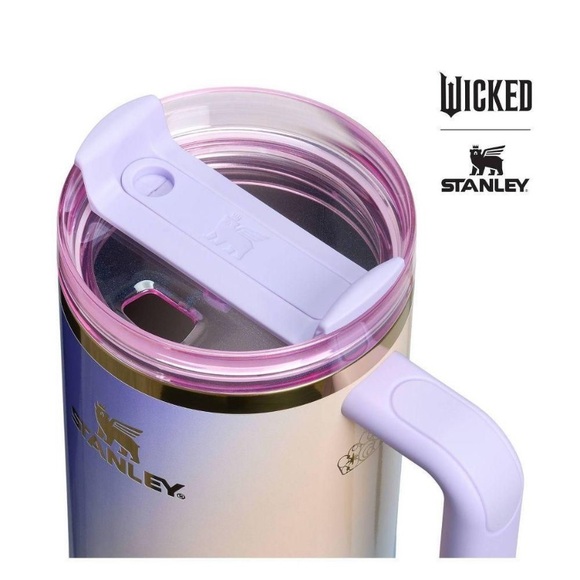 NEW Stanley Wicked Glinda Blue and Purple Ombre Tumbler with Handle 30oz - Picture 3 of 4